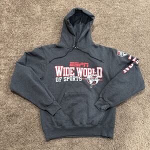 Champion Eco Fleece Pullover Sweater Hoodie ESPN Sports Sz Small